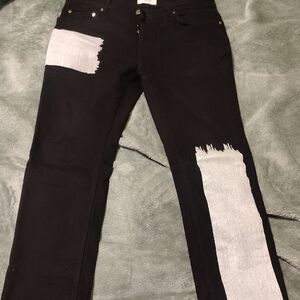 Wesc Black and White Jeans